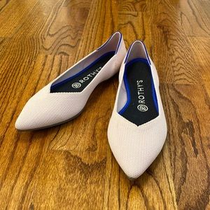 Rothys Pink Pointed Toe Flats